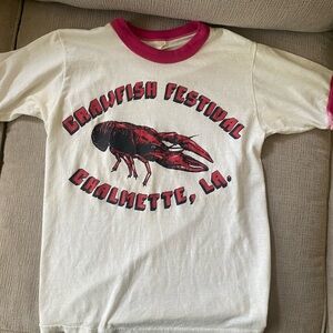 Vintage Crawfish Festival Louisiana tshirt XS